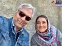 مهران مدیری و شبنم مقدمی در پشت صحنه هیولا + عکس