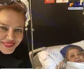 سلفی عجیب بهاره رهنما با مادرش روی تخت بیمارستان