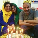 جشن سالگرد ازدواج بازیگر مشهور و همسرش+عکس