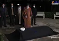 رهبر معظم انقلاب بر پیکر آیت‌الله مصباح یزدی نماز خواندند
