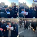 سید یاسر خمینی، نوه امام راحل در مراسم تشییع سردار سلیمانی/عکس