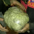 عكس/كشف نارنجك ١٢ كيلوگرمي پيش از انفجار