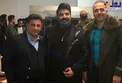 امیر قلعه نویی در کنار بهنام بانی/عکس