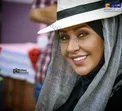 ظاهر متفاوت نسرین مقانلو با کلاه+عکس