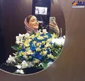 خانم بازیگر پرحاشیه با یک بغل گل+عکس