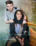 پسر امین حیایی در کنار همسر دوم این بازیگر+عکس