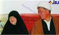 عکس دیده نشده از آیت‌الله هاشمی در کنار مادرش