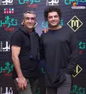 عکس/ مدل موی عجیب بازیگر مشهور در اکران یک فیلم سینمایی