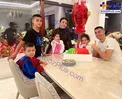 جشن تولد ۳۶سالگی رونالدو در کنار خانواده/عکس