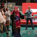 خانم بازیگر مشهور مهمان امشب برنامه 