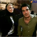 سحر قریشی در کنار بازیگر طنز ایرانی!