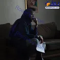 عکس / آزاده صمدی در پشت صحنه «نهنگ آبی»