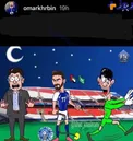 عكس/ توهين بازيكن عربستانی به علی دايی و تيم پرسپوليس