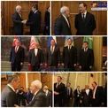 عکس/خوش و بش وزیران خارجه پنج کشور ساحلی دریای خزر