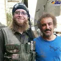 عکس جالب محسن تنابنده با یک داعشی
