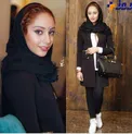 تیپ خاص خانم بازیگر جوان در یک عکس آتلیه ای