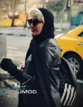 مریم معصومی با موهایی عجیب و غریب در خیابان/عکس