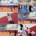 حضور امام جمعه جلفا در بازی والیبال! +عکس