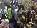 آخرين لحظات دفن مرحوم آيت الله هاشمی رفسنجانی +عکس