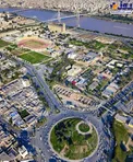 تصویر هوایی زیبا از اهواز