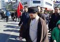 حضور فرزند رهبر انقلاب در راهپیمایی ۲۲ بهمن +عکس
