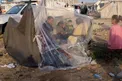 عکس/ وضعیت یک خانواده آواره فلسطینی