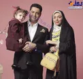 تیپ متفاوت آزاده نامداری و همسرش در یک مراسم+عکس