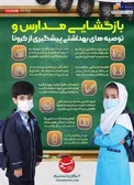 اینفوگرافیک/ توصیه‌ها و اقدامات کلیدی برای پیشگیری از کرونا در مدارس