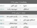 ادامه دیدارهای هفته بیست و سوم لیگ برتر قوتبال کشور/جدول