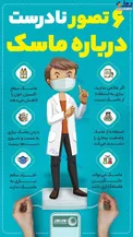 اینفوگرافیک/ ۶ تصور نادرست درباره استفاده از ماسک