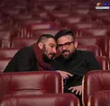 عکس/ هومن سیدی و نوید محمدزاده در نمایی از سی و ششمین جشنواره فیلم فجر