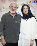 آتیلا پسیانی و دخترش در مراسم تقدير از نامزدهاى جشن خانه سينما/عکس