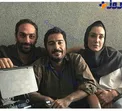 عکس متفاوت خانم و آقای بازیگر در پشت صحنه یک فیلم