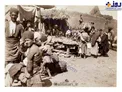 بازار سبزیجات همدان سال 1286 خورشیدی/عکس