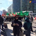 ‎حضور خانم بازيگر در مراسم عزادارى عاشورا در كانادا+عکس
