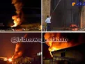 کارخانه فرش آران و بیدگل در آتش سوخت+عکس