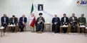 تصویری از دیدار رئیس‌جمهور و اعضای هیئت دولت با رهبر معظم انقلاب