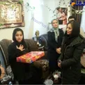 بازیگر معروف در منزل شهید آتشنشان + عکس