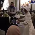 پیانونوازی عروس فاطمه گودرزی با لباس عروس!+عکس