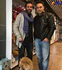 عکس/ مدل مو و سگ عجيب غريب بازيكن سابق تيم ملي