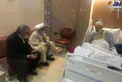 عکس/ عیادت آیت‌اللّه جنتی از آیت الله حسینی بوشهری