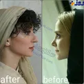 گریم متفاوت بر روی بینی بازیگر معروف زن + عکس قبل و بعد