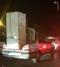 عکس/ حمل یخچال با خودرو