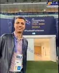 نخستین تصویر از عادل فردوسی پور در ورزشگاه محل برگزاری فینال لیگ قهرمانان آسیا