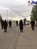 عکسی غم انگیز از خواندن نماز میت بر یک قربانی کرونا در یزد