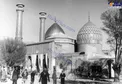 عکس قدیمی از حرم شاه‌ عبدالعظیم