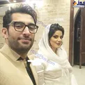 پسر مرحوم ناصر عبدالهي و همسرش+عکس