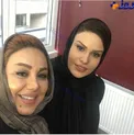 سلفی دو بازیگر زن مشهور با چهره هایی دیده نشده