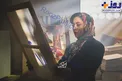 بهاره کیان افشار در حال نقاشی کشیدن/عکس