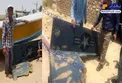 لاشه پهپاد سرنگون شده آمریکایی در تور صیادان قشمی + عکس